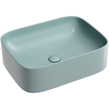 Раковина накладная Ceramica Nova Element 50x38x15 см, зеленая матовая, CN6052MLG - фото, отзывы, цена