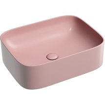 Раковина накладная Ceramica Nova Element 50x38x15 см, розовая матовая, CN6052MP - фото, отзывы, цена
