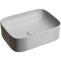 Раковина накладная Ceramica Nova Element 50x38x15 см, серая матовая, CN6052MSG - фото, отзывы, цена