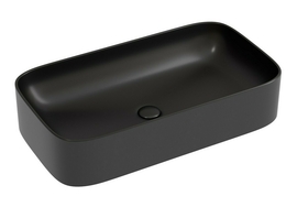 Раковина накладная Ceramica Nova Element 70x38x15 см, черная матовая, CN6054MB - фото, отзывы, цена