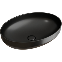Раковина накладная Ceramica Nova Element 50x36x14 см, черная матовая, CN6056MB - фото, отзывы, цена