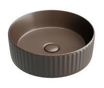 Раковина накладная Ceramica Nova Element 36x36x11 см, темно-коричневая матовая, CN6057MDB - фото, отзывы, цена