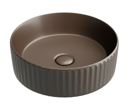 Раковина накладная Ceramica Nova Element 36x36x11 см, темно-коричневая матовая, CN6057MDB - фото, отзывы, цена