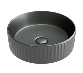 Раковина накладная Ceramica Nova Element 36x36x11 см, темный антрацит матовый, CN6057MDH - фото, отзывы, цена