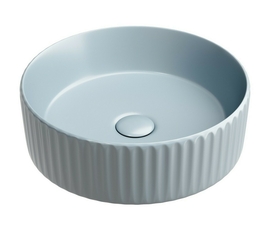 Раковина накладная Ceramica Nova Element 36x36x11 см, серо-голубая матовая, CN6057MHL - фото, отзывы, цена