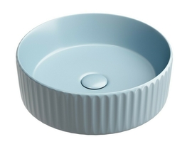 Раковина накладная Ceramica Nova Element 36x36x11 см, голубая матовая, CN6057ML - фото, отзывы, цена