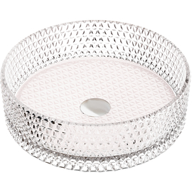 Раковина накладная Ceramica Nova Cristal 36x36x11 см, розовая, CN6061 - фото, отзывы, цена