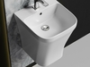 Раковина моноблок подвесная Ceramica Nova Dion, белая - фото, отзывы, цена