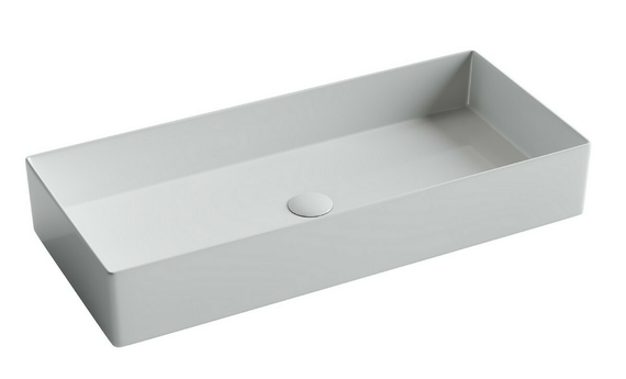 Раковина накладная Ceramica Nova Element 80x36 см, белая - фото, отзывы, цена