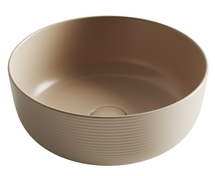 Раковина накладная Ceramica Nova Element 35x35 см, капучино матовый - фото, отзывы, цена