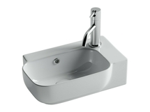 Раковина подвесная Ceramica Nova Element 40x25x14 см, левая, белая, CN6074L - фото, отзывы, цена
