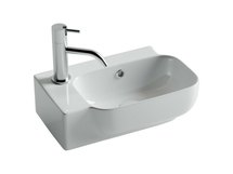 Раковина подвесная Ceramica Nova Element 40x25x14 см, правая, белая, CN6074R - фото, отзывы, цена