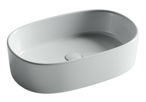 Раковина накладная Ceramica Nova Element 56x35 см, белая - фото, отзывы, цена