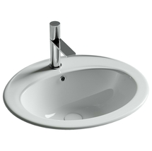 Раковина встраиваемая сверху Ceramica Nova Sun 56x49 см, белая - фото, отзывы, цена