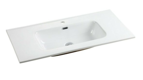 Раковина накладная Ceramica Nova Element 101x46 см, белая - фото, отзывы, цена