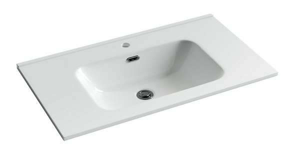 Раковина накладная Ceramica Nova Element 81x46 см, белая - фото, отзывы, цена