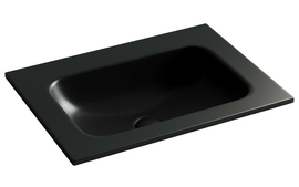Раковина накладная Ceramica Nova Grace 61x45 см, без отверстия под смеситель, черная матовая - фото, отзывы, цена