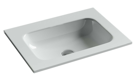 Раковина накладная Ceramica Nova Grace 61x45 см, без отверстия под смеситель, белая - фото, отзывы, цена