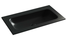 Раковина накладная Ceramica Nova Grace 81x45 см, без отверстия под смеситель, черная матовая - фото, отзывы, цена