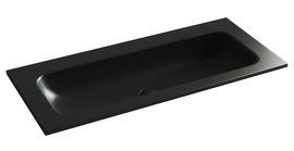 Раковина накладная Ceramica Nova Grace 101x45 см, без отверстия под смеситель, черная матовая - фото, отзывы, цена
