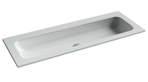 Раковина накладная Ceramica Nova Grace 121x45 cм, без отверстия под смеситель, белая - фото, отзывы, цена