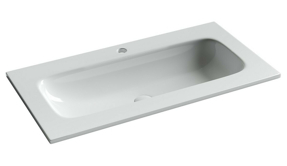 Раковина накладная Ceramica Nova Grace 91x45 см, белая - фото, отзывы, цена