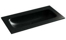 Раковина накладная Ceramica Nova Grace 91x45 см, без отверстия под смеситель, черная матовая - фото, отзывы, цена