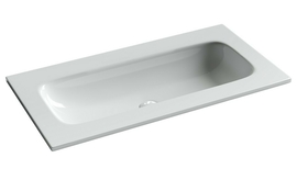 Раковина накладная Ceramica Nova Grace 91x45 см, без отверстия под смеситель, белая - фото, отзывы, цена
