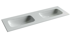 Раковина накладная Ceramica Nova Grace 141x45 cм, с двумя чашами, без отверстий под смеситель, белая - фото, отзывы, цена