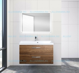 Тумба BelBagno Aurora-900 и Раковина BelBagno Marino, Rovere Tabacco - фото, отзывы, цена