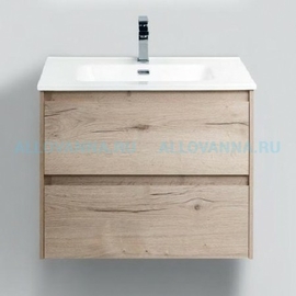 Тумба BelBagno KRAFT-600 и Раковина BelBagno Leticia, Rovere Galifax Bianco - фото, отзывы, цена