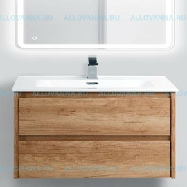 Тумба BelBagno KRAFT-900 и Раковина BelBagno BB900ETL, Rovere Nebrasca Nature - фото, отзывы, цена
