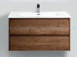 Тумба BelBagno KRAFT-900 и Раковина BelBagno BB900ETL, Rovere Tabacco - фото, отзывы, цена