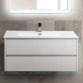 Тумба BelBagno KRAFT-1000 и Раковина BelBagno BB1000ETL, Bianco Opaco - фото, отзывы, цена