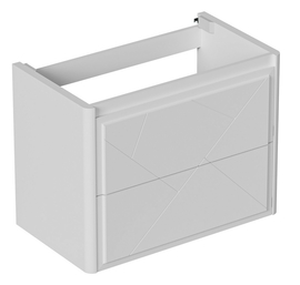 Тумба под раковину Allen Brau Paris 80 1.360001.WM подвесная, со столешницей из белого камня, белая матовая - фото, отзывы, цена