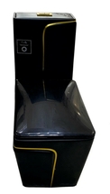 Унитаз-моноблок Emmy EY-9009, с сиденьем термопласт с микролифтом серый/золотой - фото, отзывы, цена