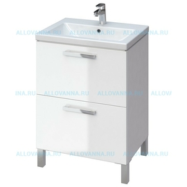 Тумба Cersanit MELAR 60 и Умывальник COMO 60 - фото, отзывы, цена