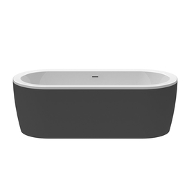 Ванна акриловая Cezares Slim Central 180x80, черная - фото, отзывы, цена