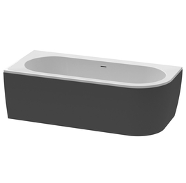 Ванна акриловая Cezares Slim Corner 179x79, левая, черная - фото, отзывы, цена