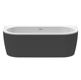 Ванна акриловая Cezares Slim Wall 180x79, черная - фото, отзывы, цена