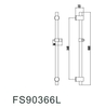 Душевая штанга Fmark FS90366L - фото, отзывы, цена