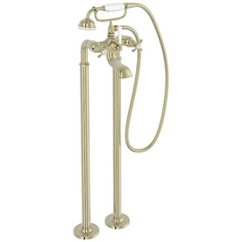 Смеситель для ванны и душа Jacob Delafon Cleo 1889 напольный, E24314-BGG, глянцевое золото - фото, отзывы, цена