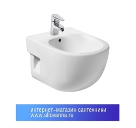 Биде подвесное Roca Meridian-N 357246000 укороченное - фото, отзывы, цена