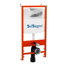 Система инсталляции для унитазов BelBagno BB026 с кнопкой смыва BB081CR - фото, отзывы, цена