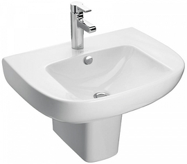 Раковина с пьедесталом Jacob Delafon Odeon Up E4737-00 56 см - фото, отзывы, цена