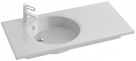 Раковина Jacob Delafon Odeon Rive Gauche EXAU112-00 101 см - фото, отзывы, цена