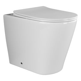 Приставной унитаз Ceramica Nova Highlight Rimless с сиденьем микролифт, CN1812 - фото, отзывы, цена