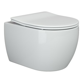 Подвесной унитаз Ceramica Nova Play Rimless с сиденьем микролифт, CN3001 - фото, отзывы, цена