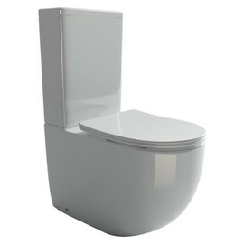 Унитаз-компакт Ceramica Nova Metropol Rimless с сиденьем микролифт, CN4001 - фото, отзывы, цена