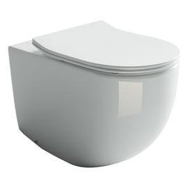 Приставной унитаз Ceramica Nova Metropol Rimless с сиденьем микролифт, CN4004 - фото, отзывы, цена